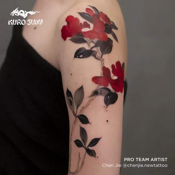 Chen Jie Watercolor Set — Kuro Sumi Tattoo Ink — 6 1.5oz Bottles - Image 12