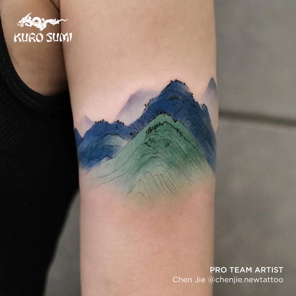 Chen Jie Watercolor Set — Kuro Sumi Tattoo Ink — 6 1.5oz Bottles - Image 14