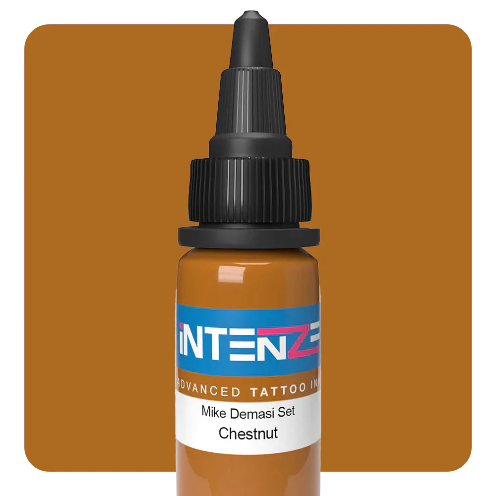 Chestnut — Mike Demasi Series — Intenze Tattoo Ink — 1oz Bottle