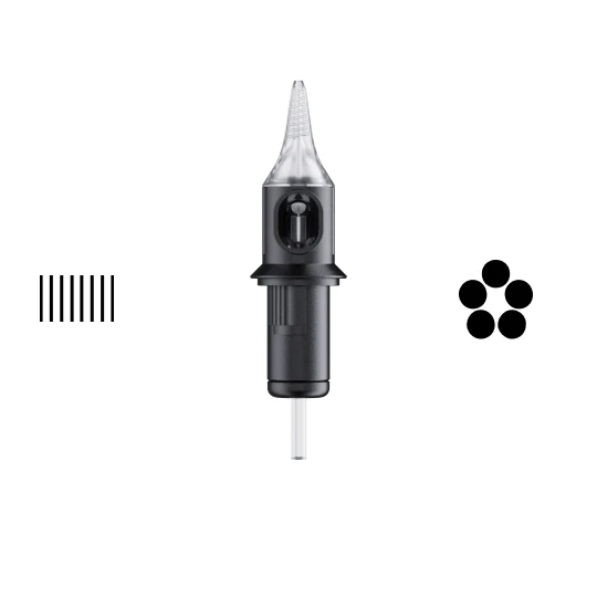 Cheyenne Capillary Cartridge Needles 20 Pack - Textured Tight Round Liners - Image 7