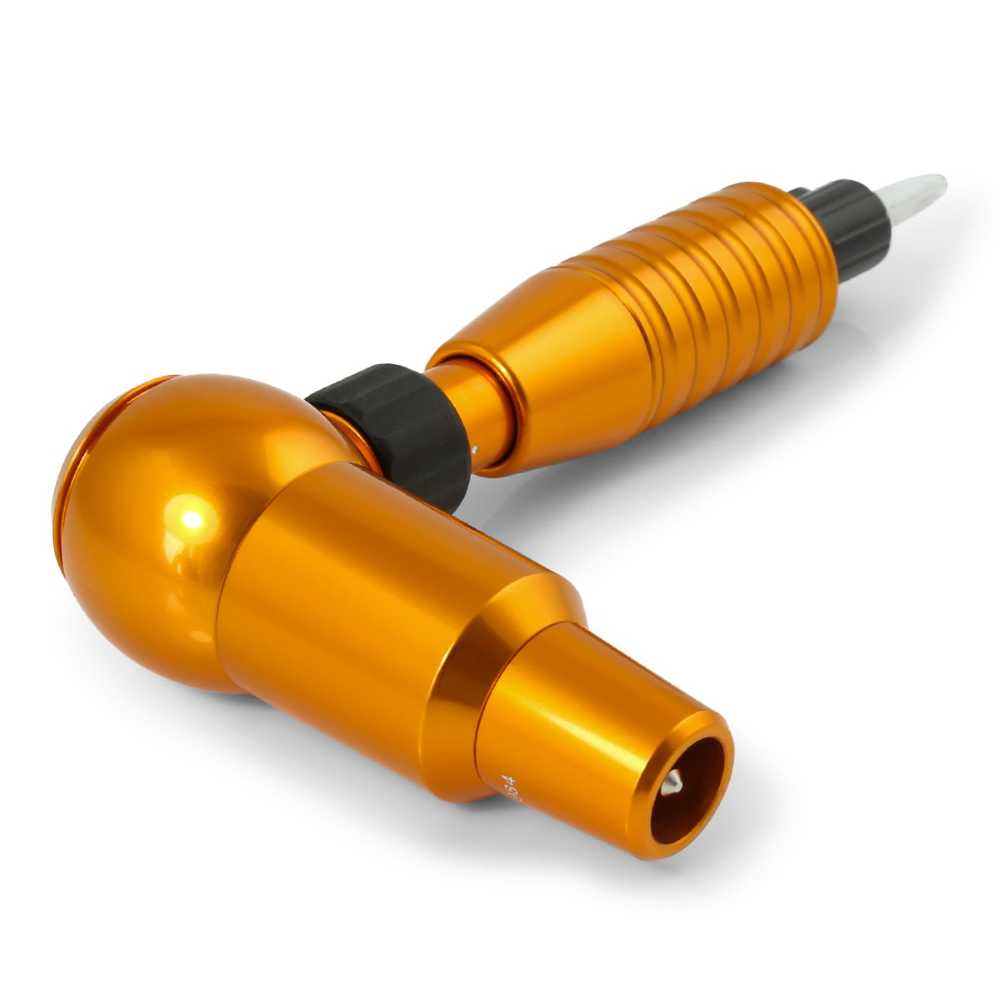 Cheyenne Hawk Thunder Tattoo Machine - Motor and 25mm Grip - Orange - Image 3
