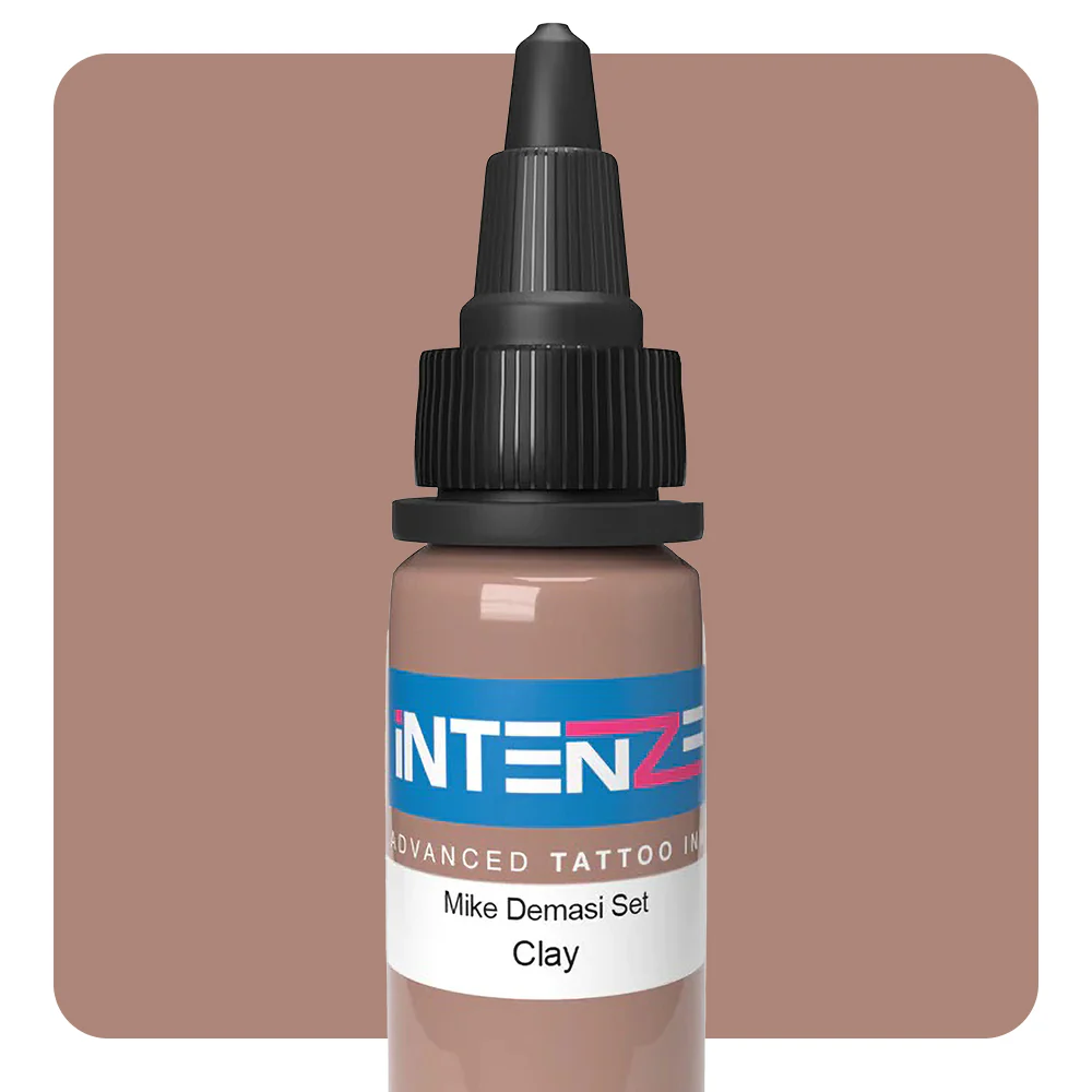 Clay — Mike Demasi Series — Intenze Tattoo Ink — 1oz Bottle