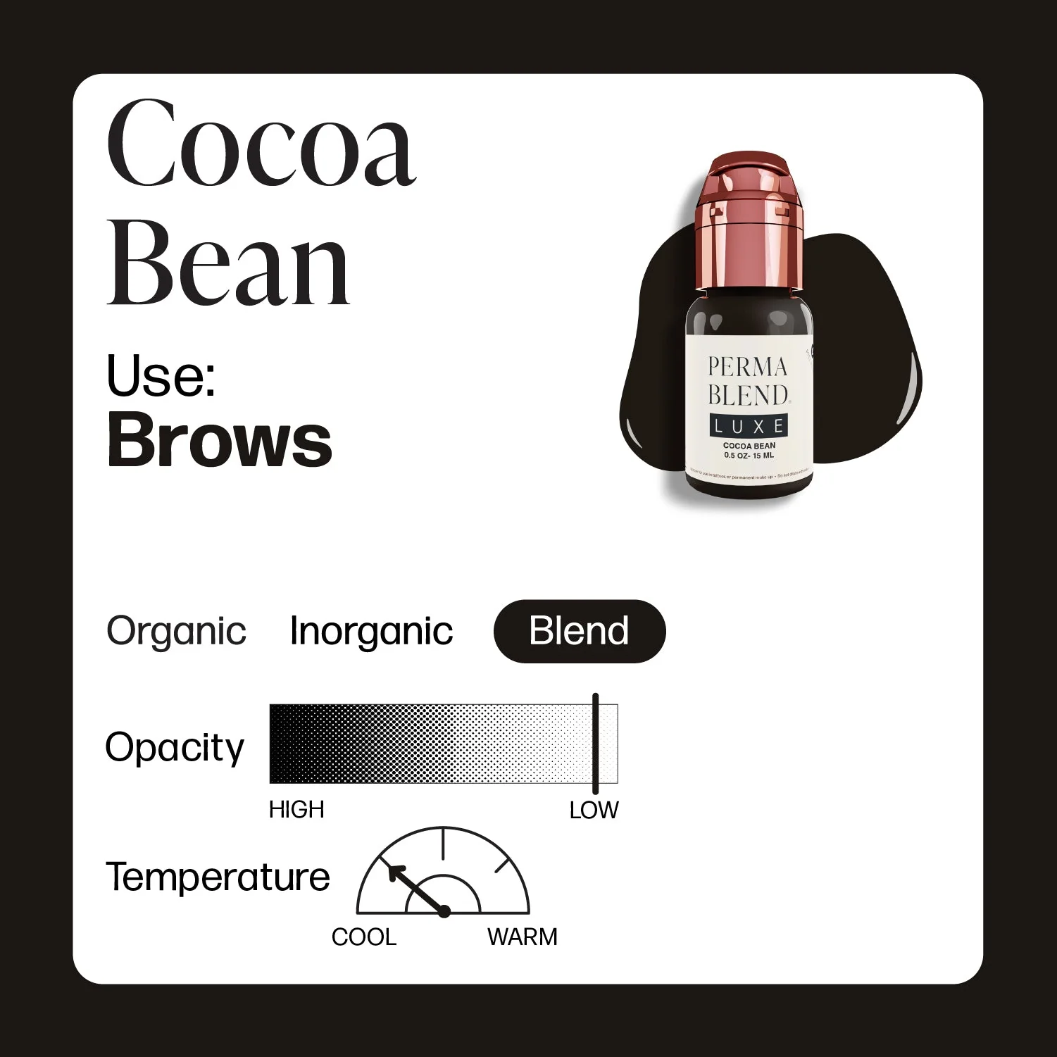 Perma Blend LUXE Cocoa Bean — 1/2 oz Bottle - Image 2