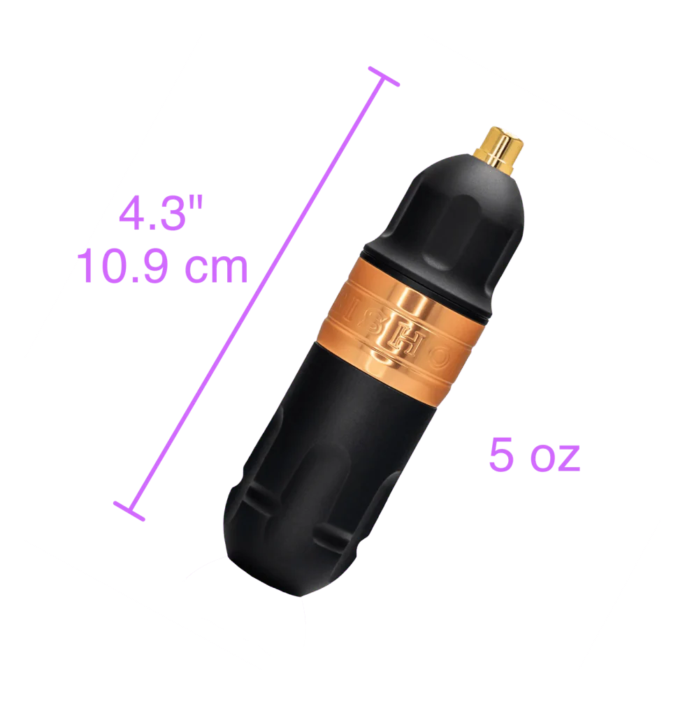 Critical X Bishop Power Wand RCA Tattoo Machine — Packer - 4.2mm Stroke Length - Image 3