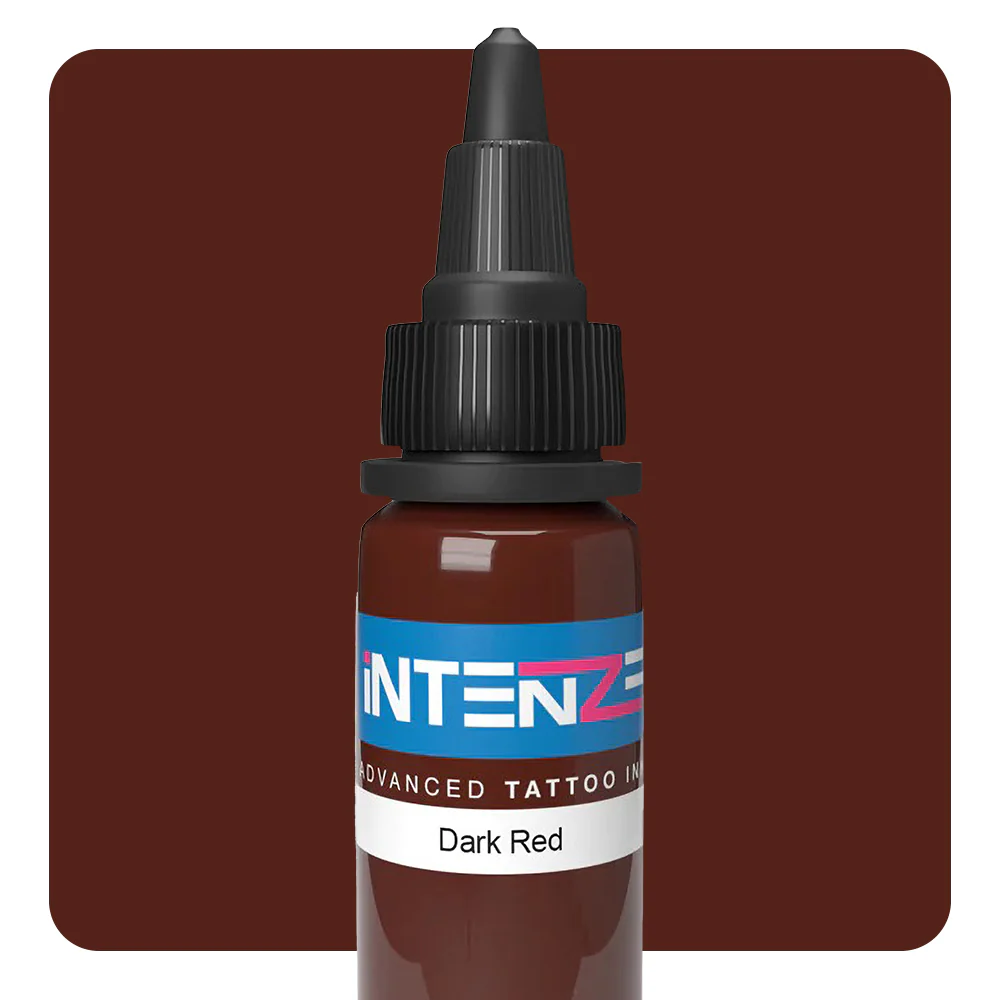 Dark Red — Intenze Tattoo Ink — Pick Size