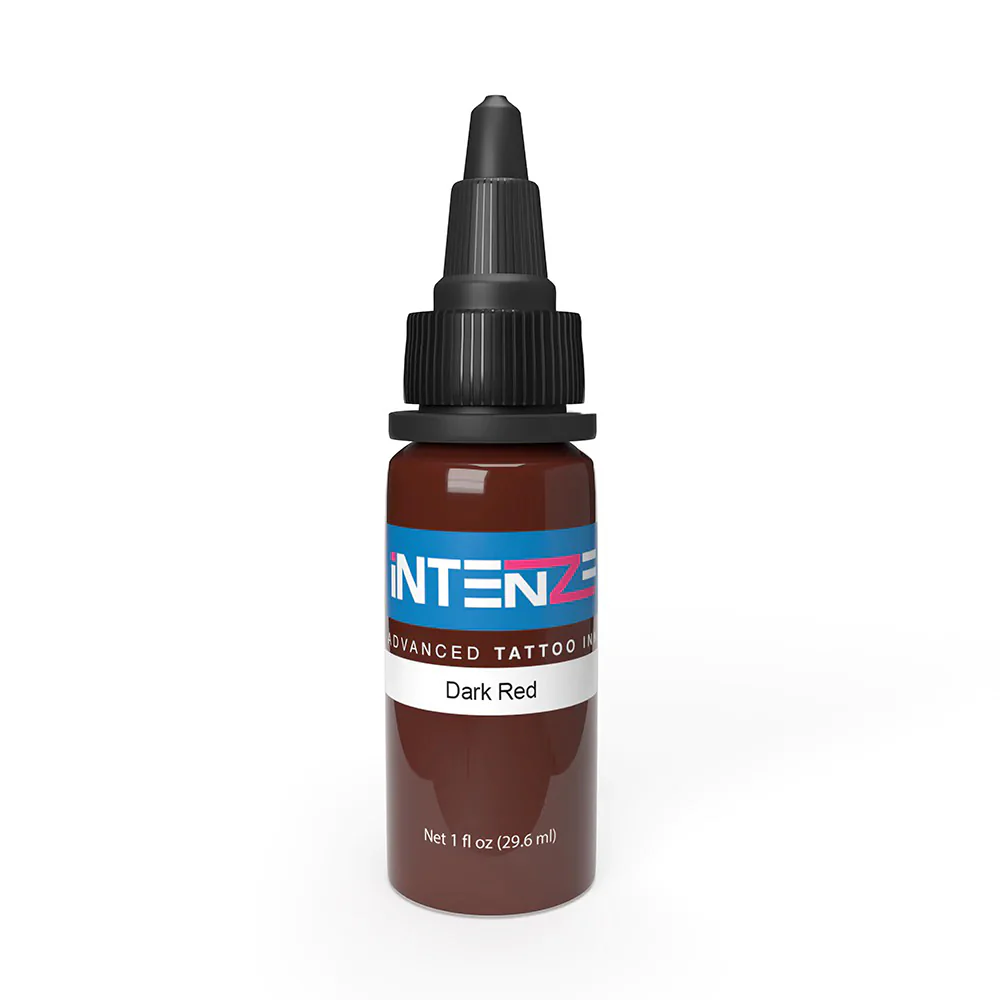 Dark Red — Intenze Tattoo Ink — Pick Size - Image 2