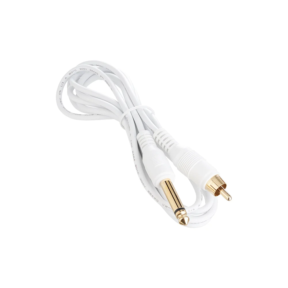 Darklab 6’ Straight RCA Cable — White - Image 2