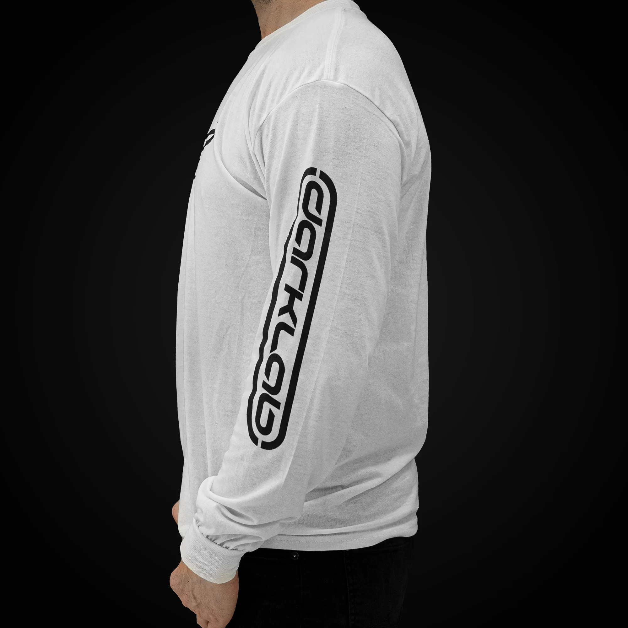 Darklab White Long Sleeve T Shirts - Image 3