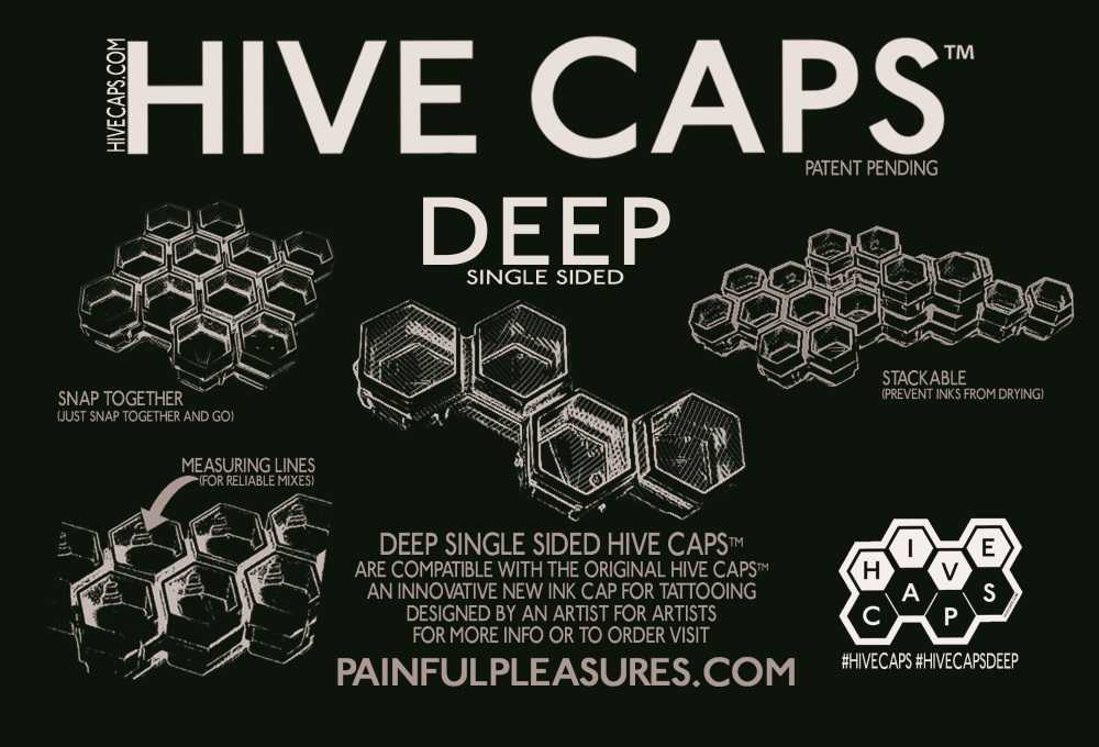 Deep Hive Caps™ — Bag of 200 Ink Caps (50 Pieces) — Pick Color - Image 19