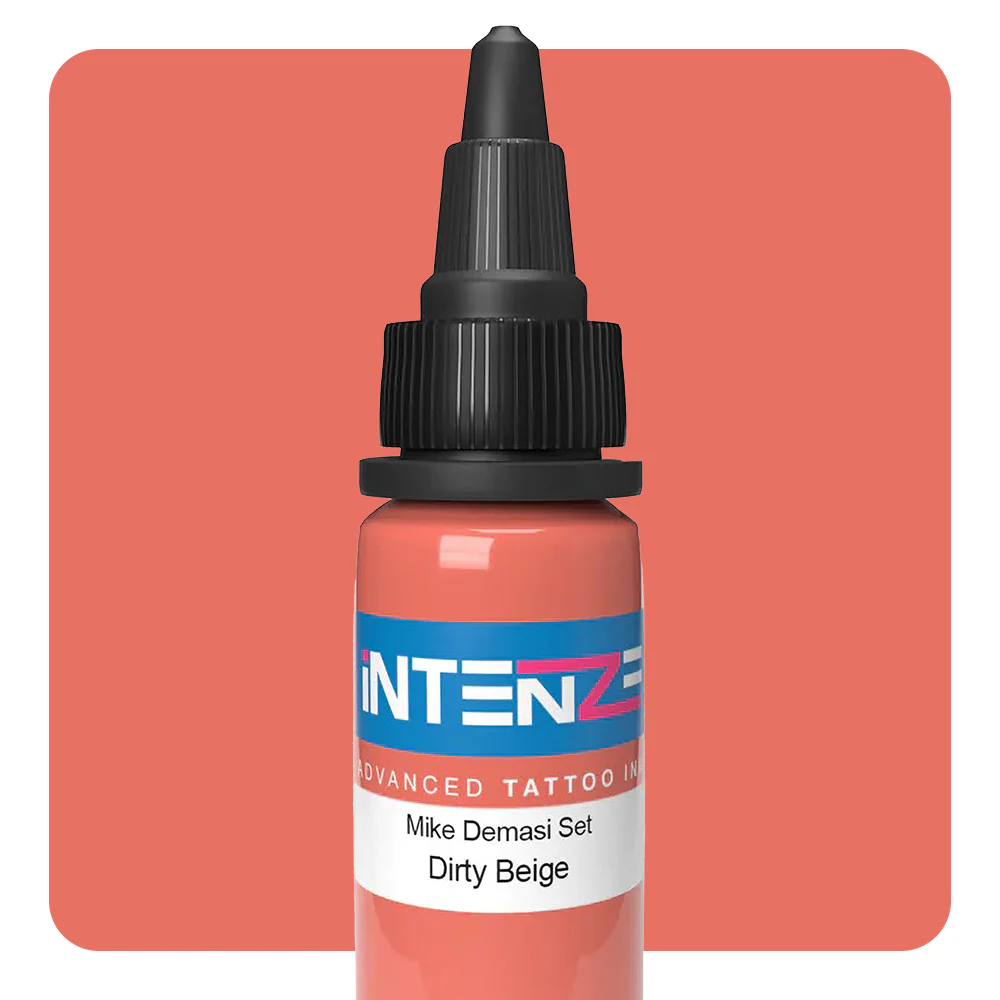 Dirty Beige — Mike Demasi Series — Intenze Tattoo Ink — 1oz Bottle