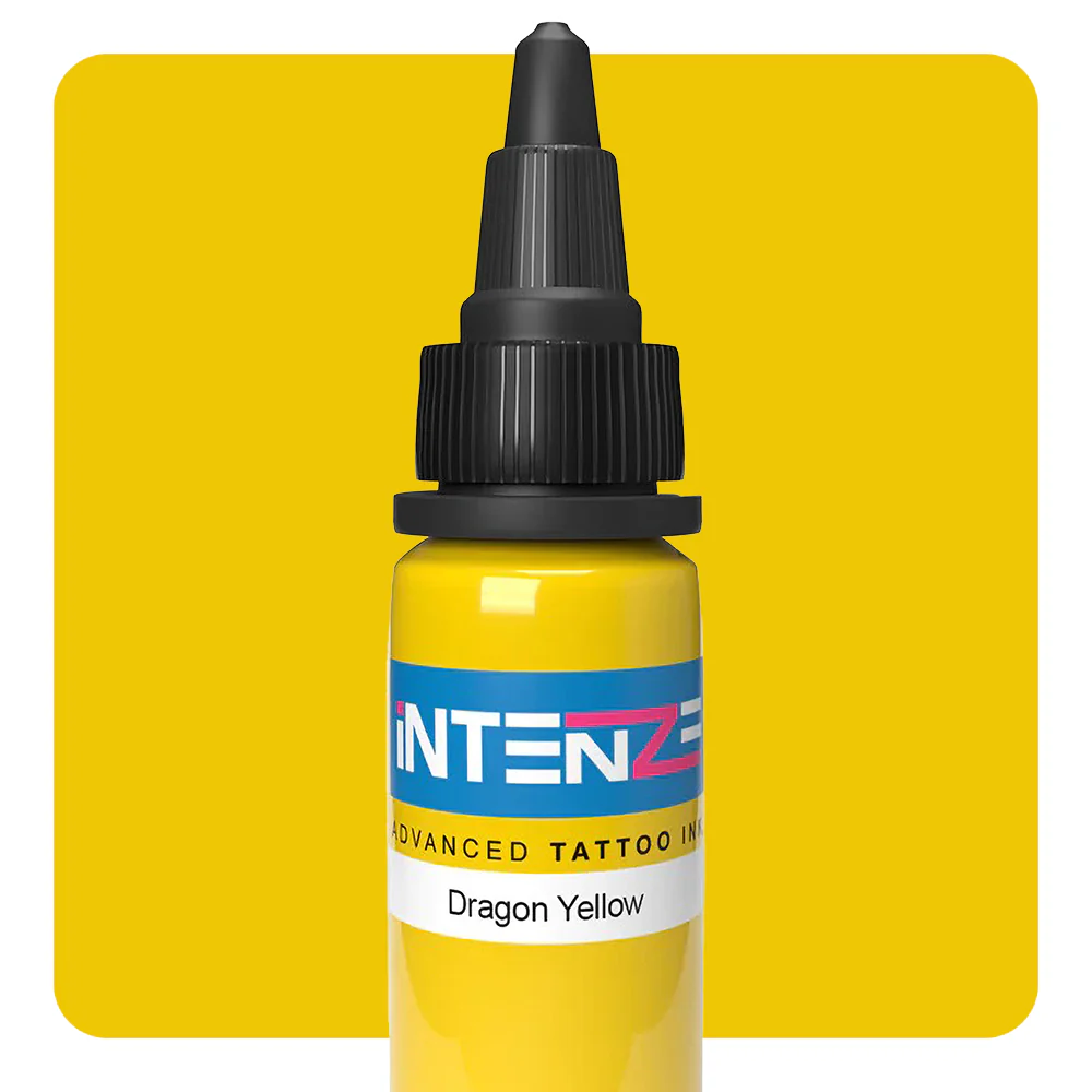 Dragon Yellow — Intenze Tattoo Ink — 1oz Bottle