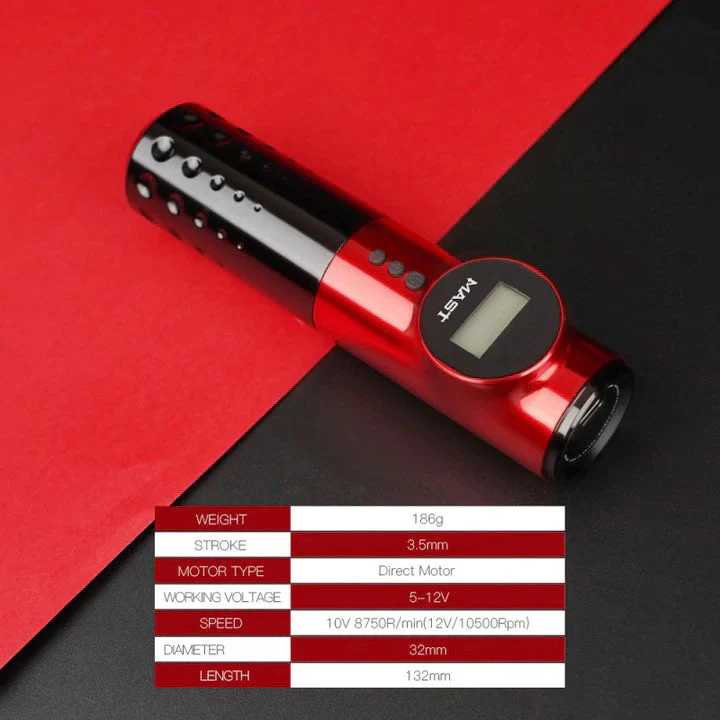 Dragonhawk Mast Archer Wireless Tattoo Machine — Pick Color - Image 7