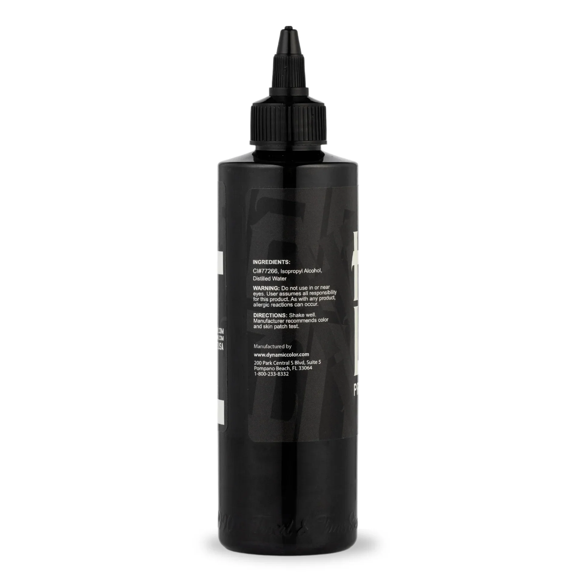 Dynamic Black Hardline Tattoo Ink — 8oz Bottle - Image 2