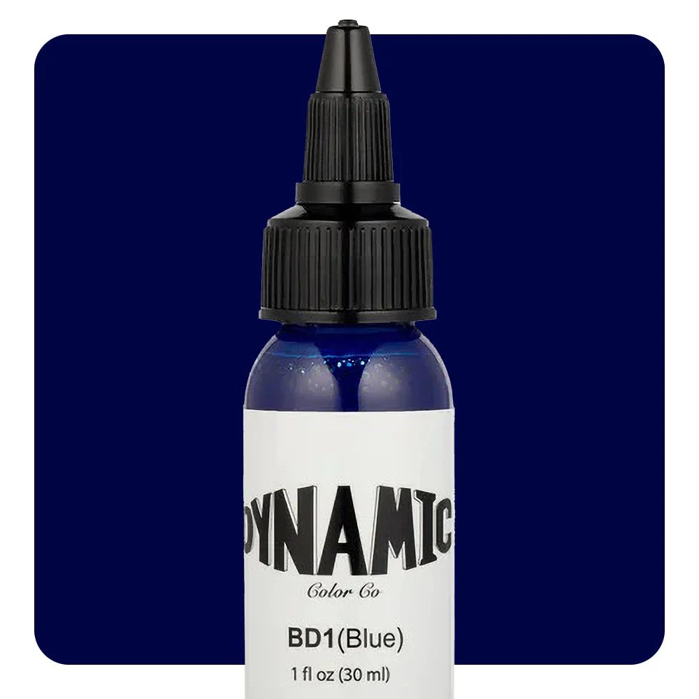 Dynamic Blue Tattoo Ink - 1oz. Bottle