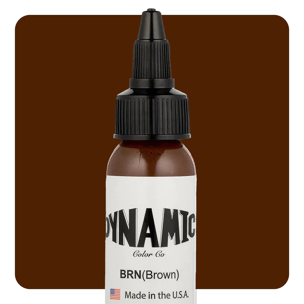 Dynamic Brown Tattoo Ink - 1oz. Bottle