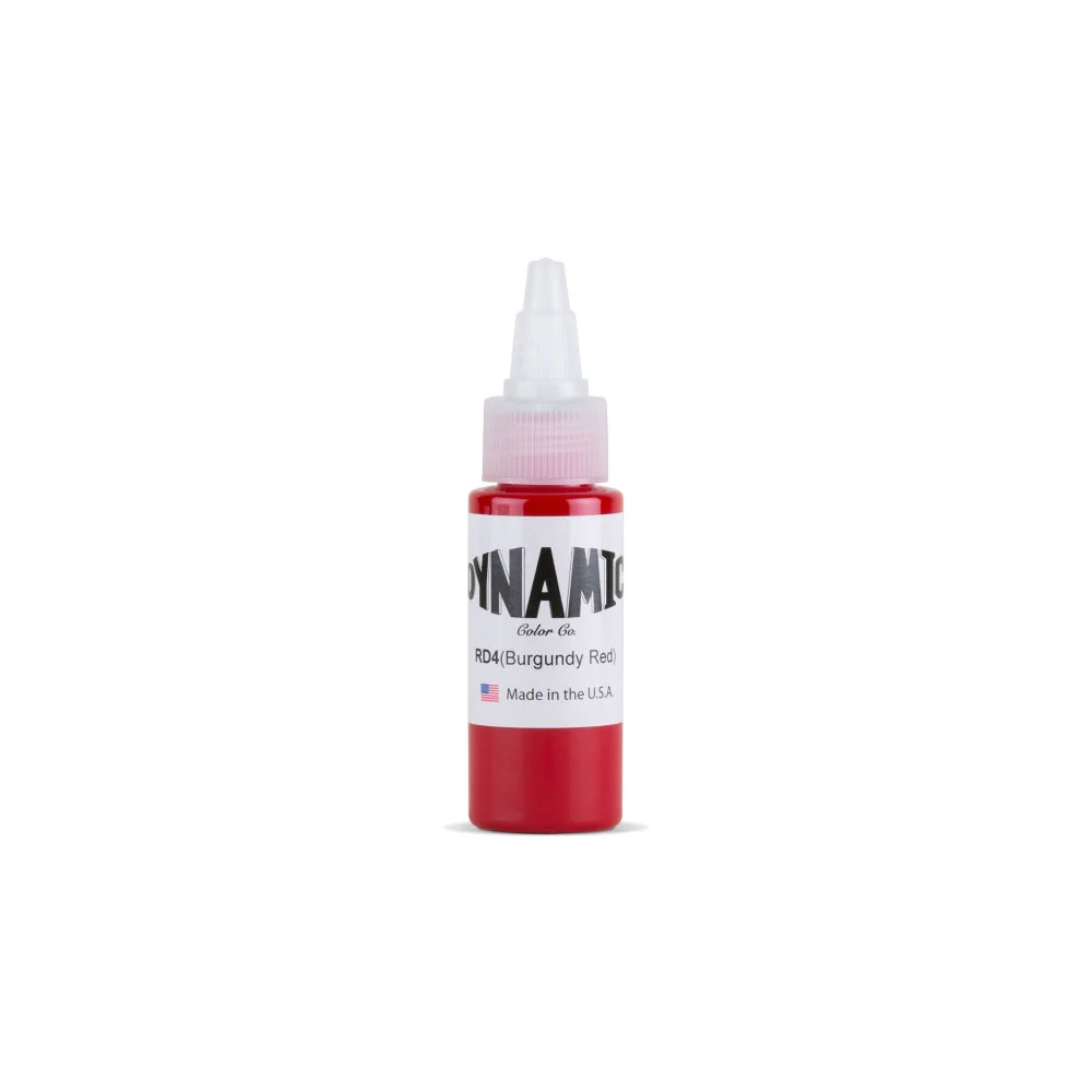 Dynamic Burgundy Red Tattoo Ink - 1oz. Bottle - Image 2