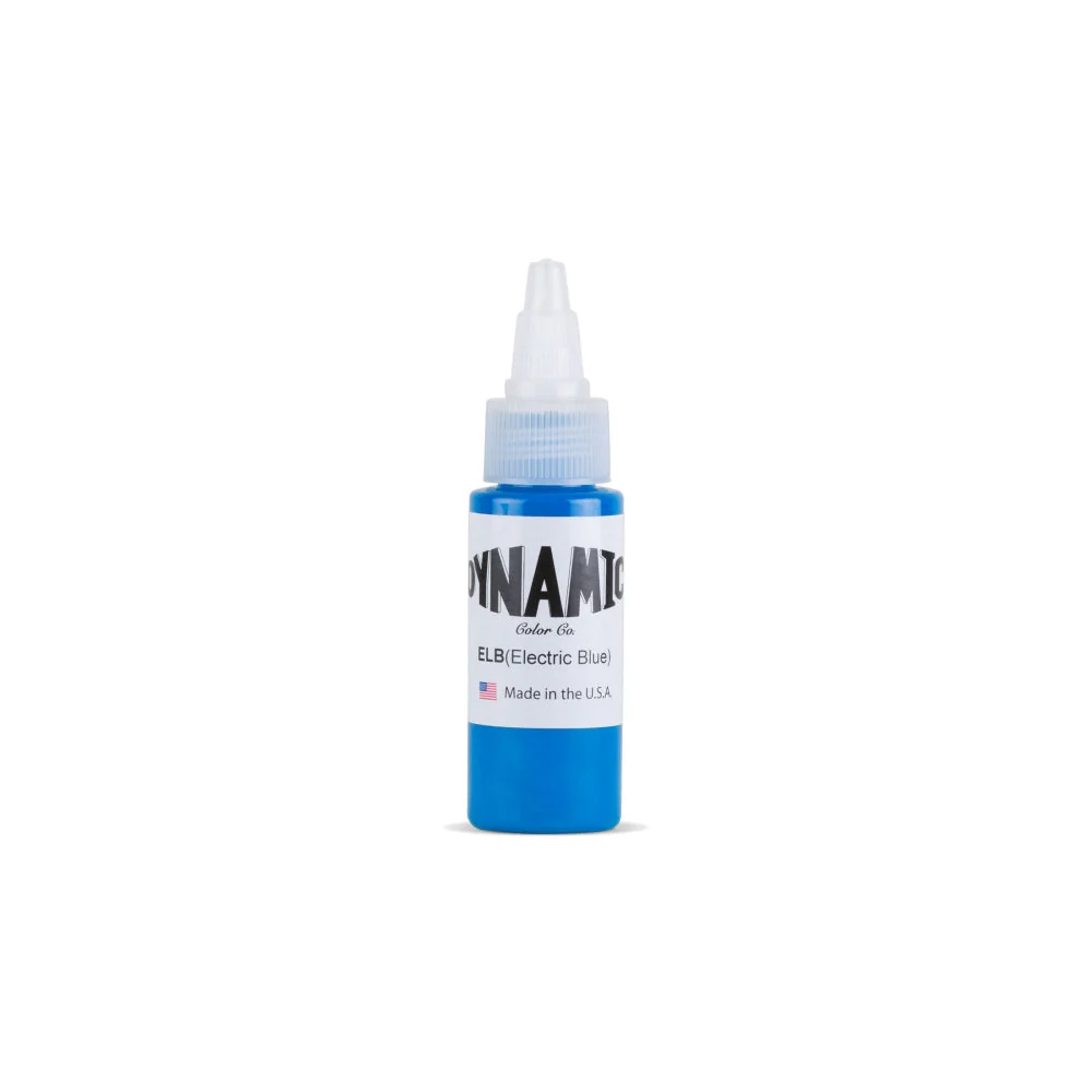 Dynamic Electric Blue Tattoo Ink - 1oz. Bottle - Image 2