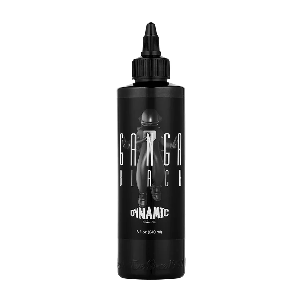 Dynamic Ganga Black Tattoo Ink — 8oz Bottle - Image 2