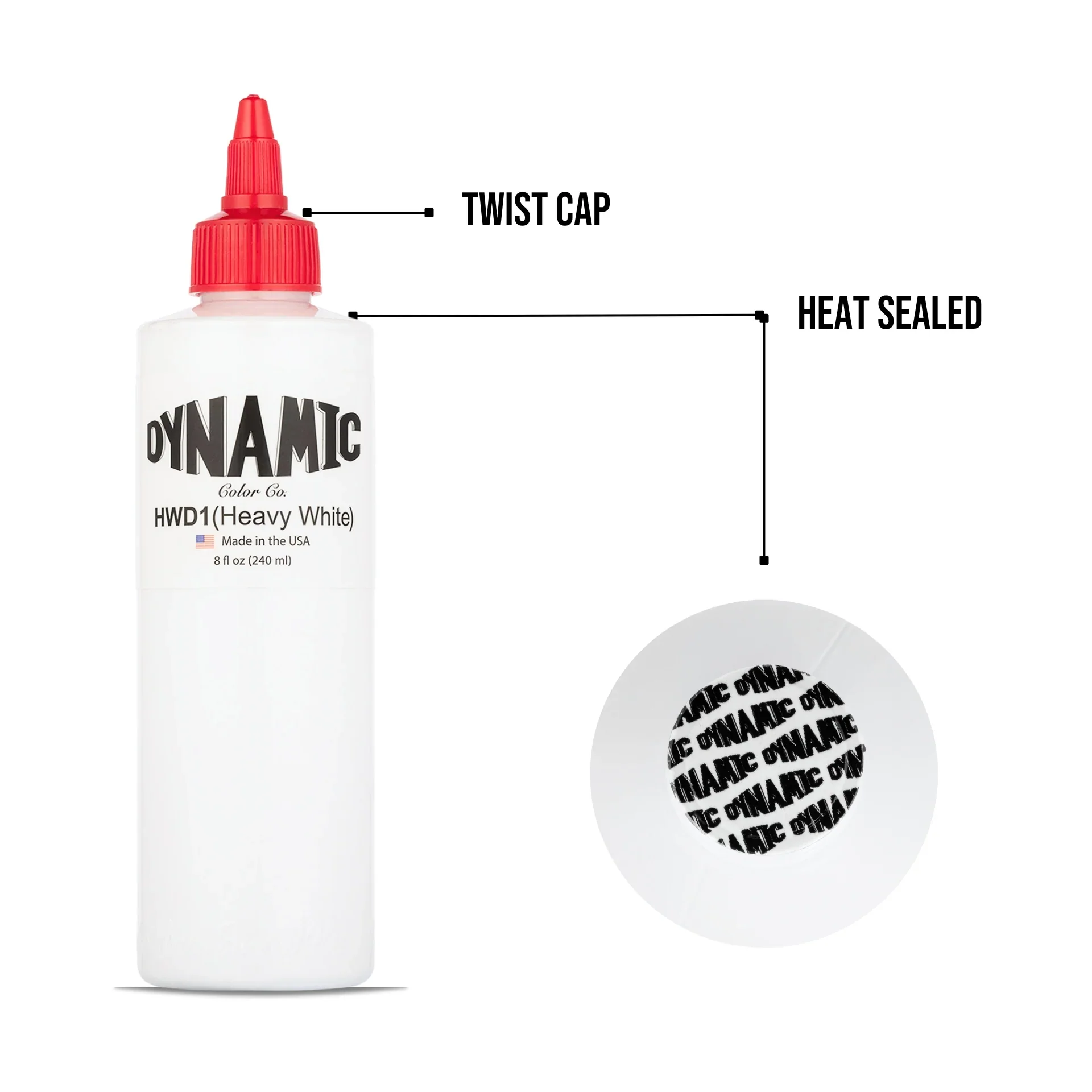 Dynamic Heavy White Tattoo Ink — Pick Size - Image 10