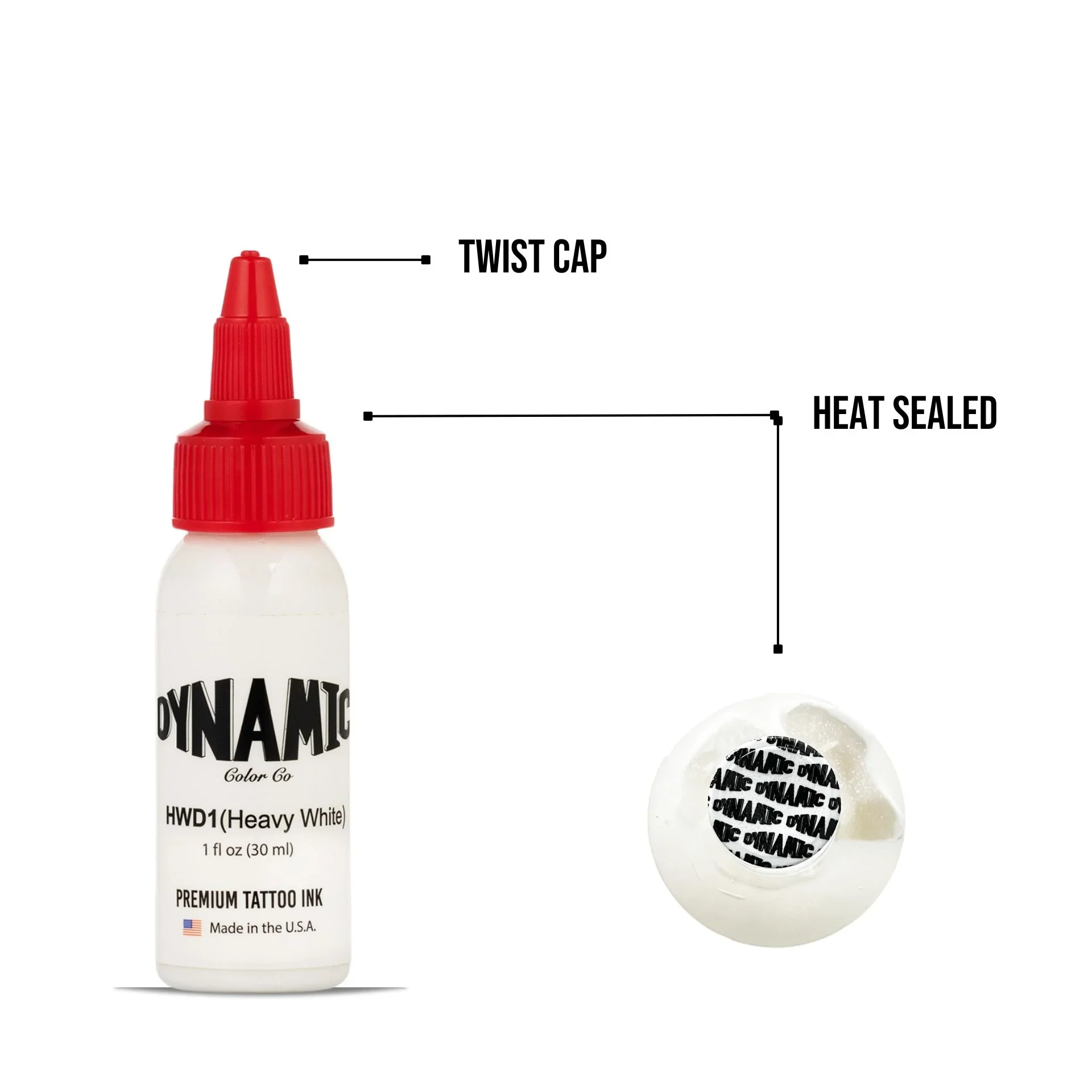 Dynamic Heavy White Tattoo Ink — Pick Size - Image 5