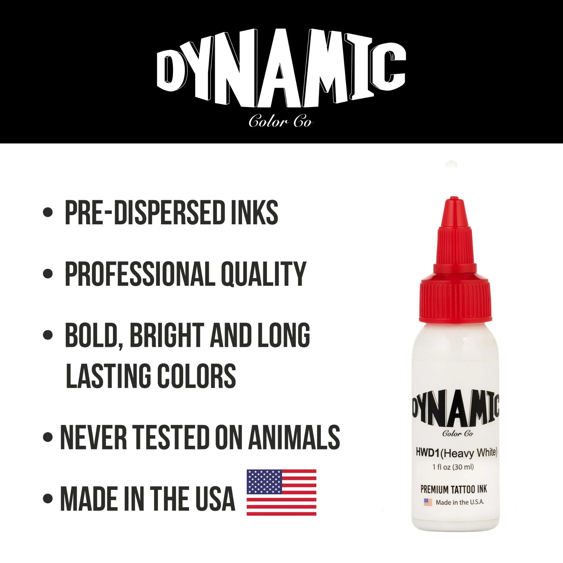 Dynamic Heavy White Tattoo Ink — Pick Size - Image 6