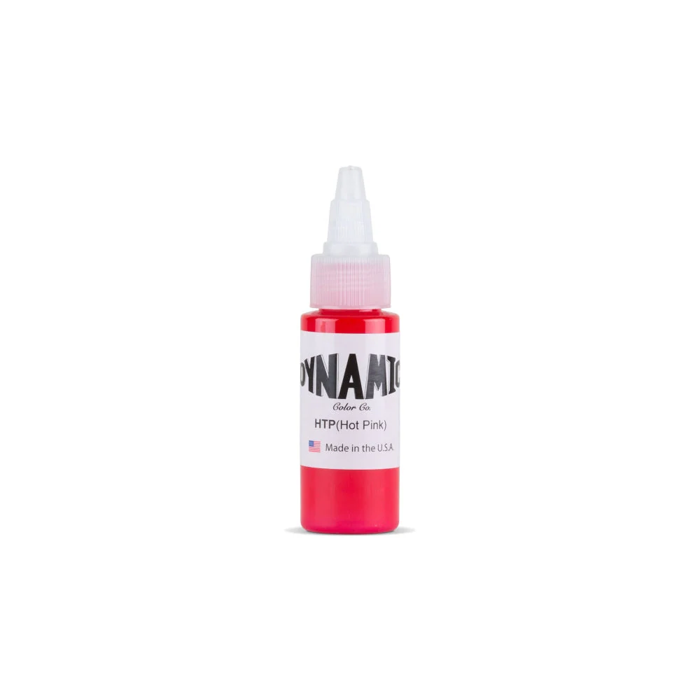 Dynamic Hot Pink Tattoo Ink - 1oz. Bottle - Image 2