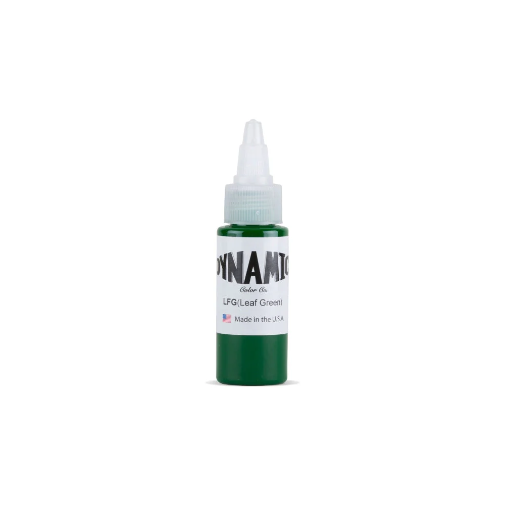 Dynamic Leaf Green Tattoo Ink - 1oz. Bottle - Image 2
