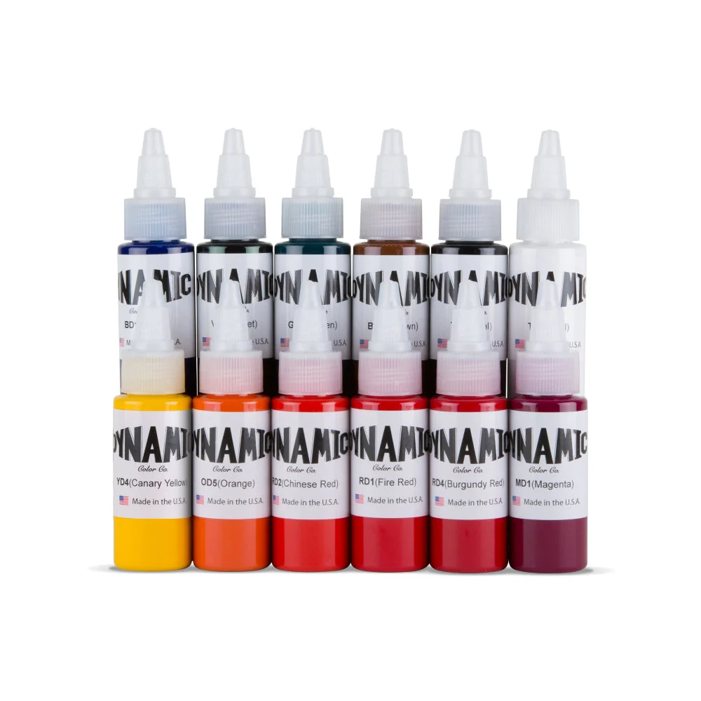 Dynamic OG Tattoo Ink Color Set — 1 oz. Bottles - Image 2