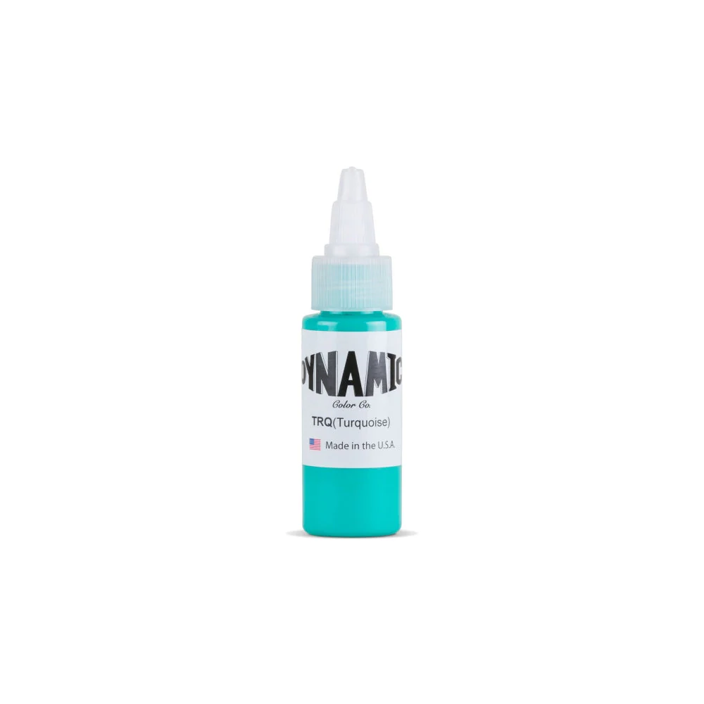 Dynamic Turquoise Tattoo Ink - 1oz. Bottle - Image 2