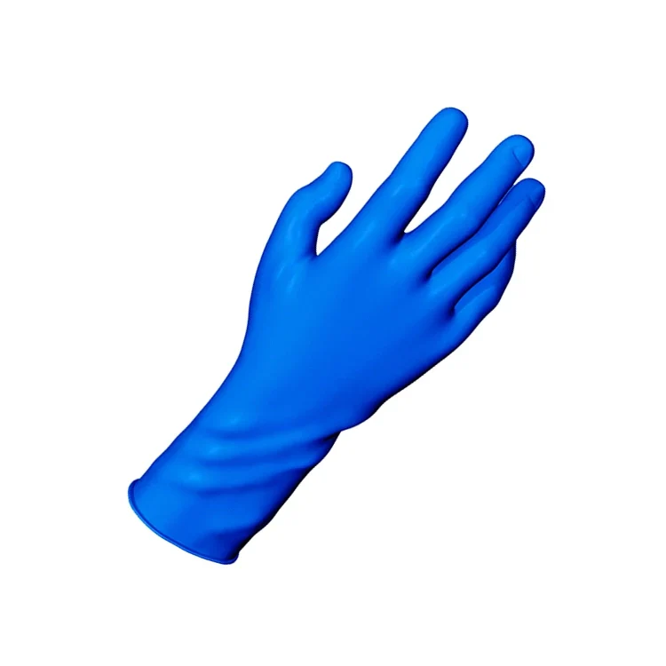 Sterile Dynarex Blue Disposable Nitrile Gloves — Box of 100 - Image 2