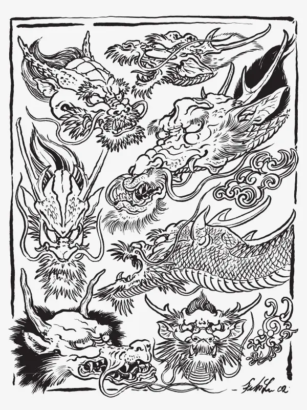 Echoes of Time — 25 Years of Tattoo Art — Hardcover Book + Travel Tool Book - Image 16