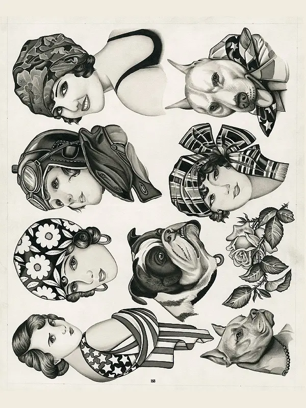 Echoes of Time — 25 Years of Tattoo Art — Hardcover Book + Travel Tool Book - Image 18