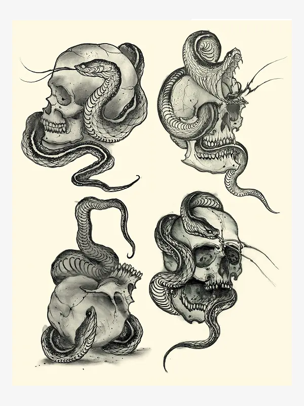 Echoes of Time — 25 Years of Tattoo Art — Hardcover Book + Travel Tool Book - Image 19
