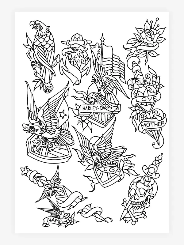 Echoes of Time — 25 Years of Tattoo Art — Hardcover Book + Travel Tool Book - Image 25