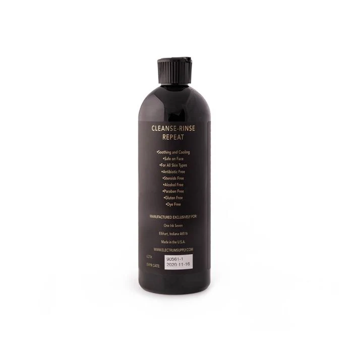 Electrum Cleanse — Tattoo Cleanser and Rinse Solution — 16oz Bottle - Image 2