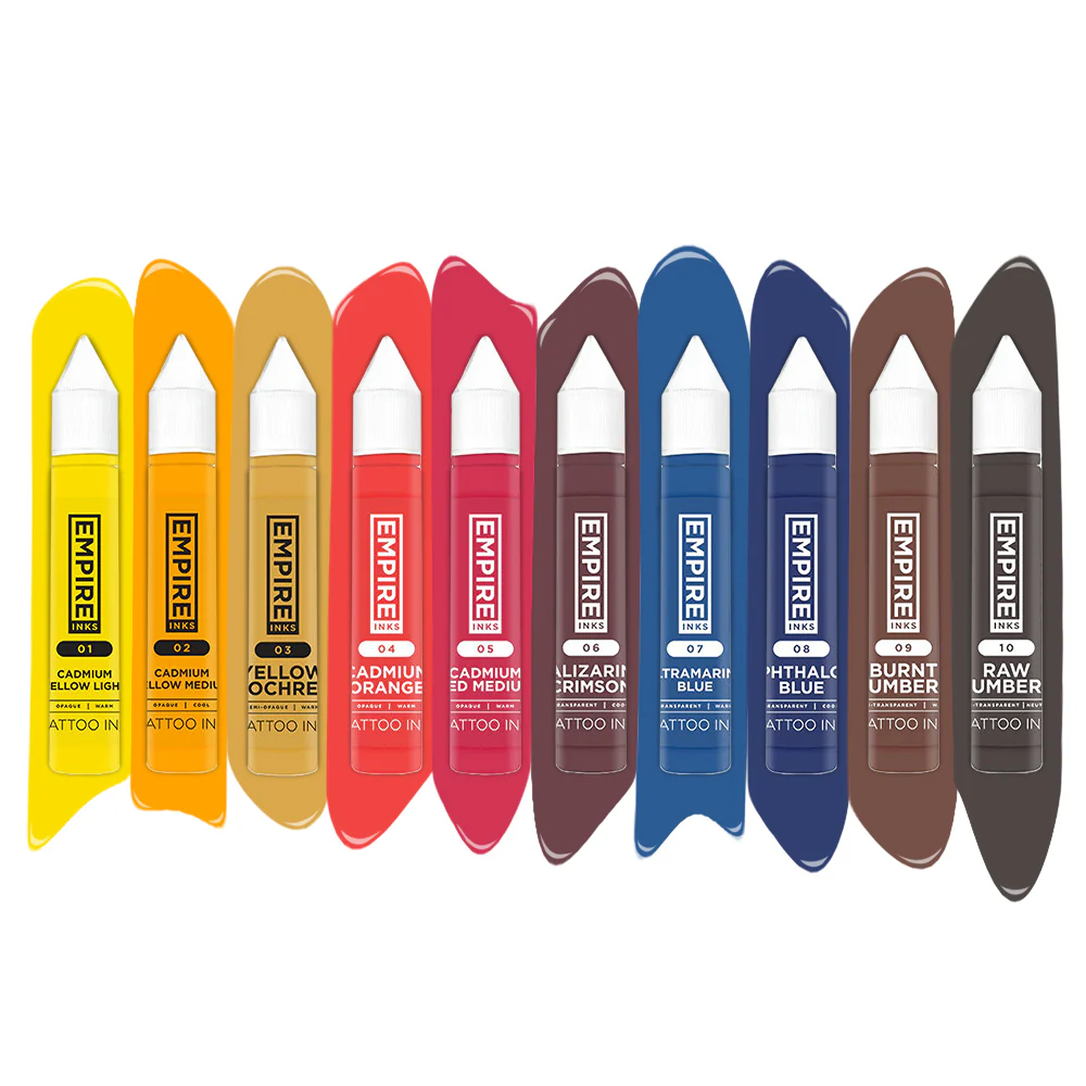 Empire Inks Color Set of 10 Bottles - Image 2