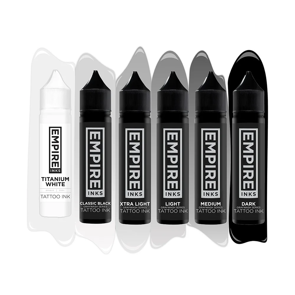 Empire Inks Graywash Series — 6-Bottle Full Set — Pick Size - Image 2