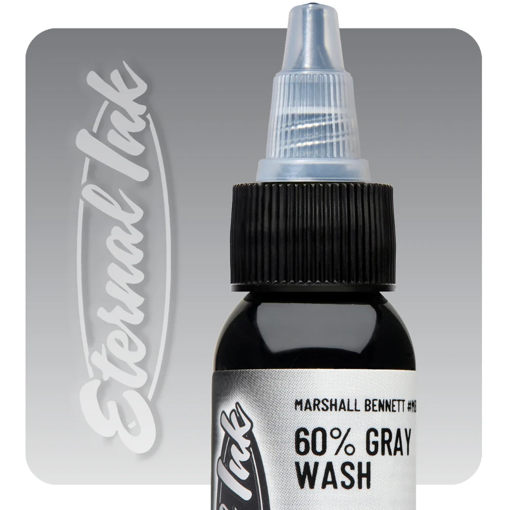 Eternal Tattoo Ink - Marshall Bennett 60% Gray Wash