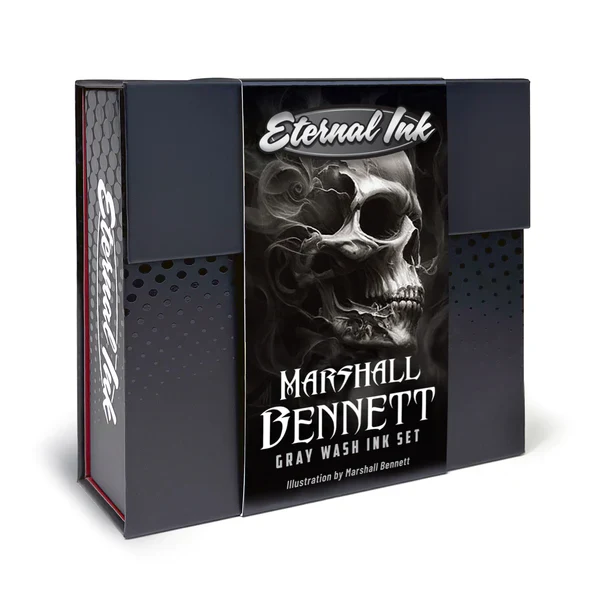 Eternal Tattoo Ink - Marshall Bennett Gray Wash Set of 4 - Image 4