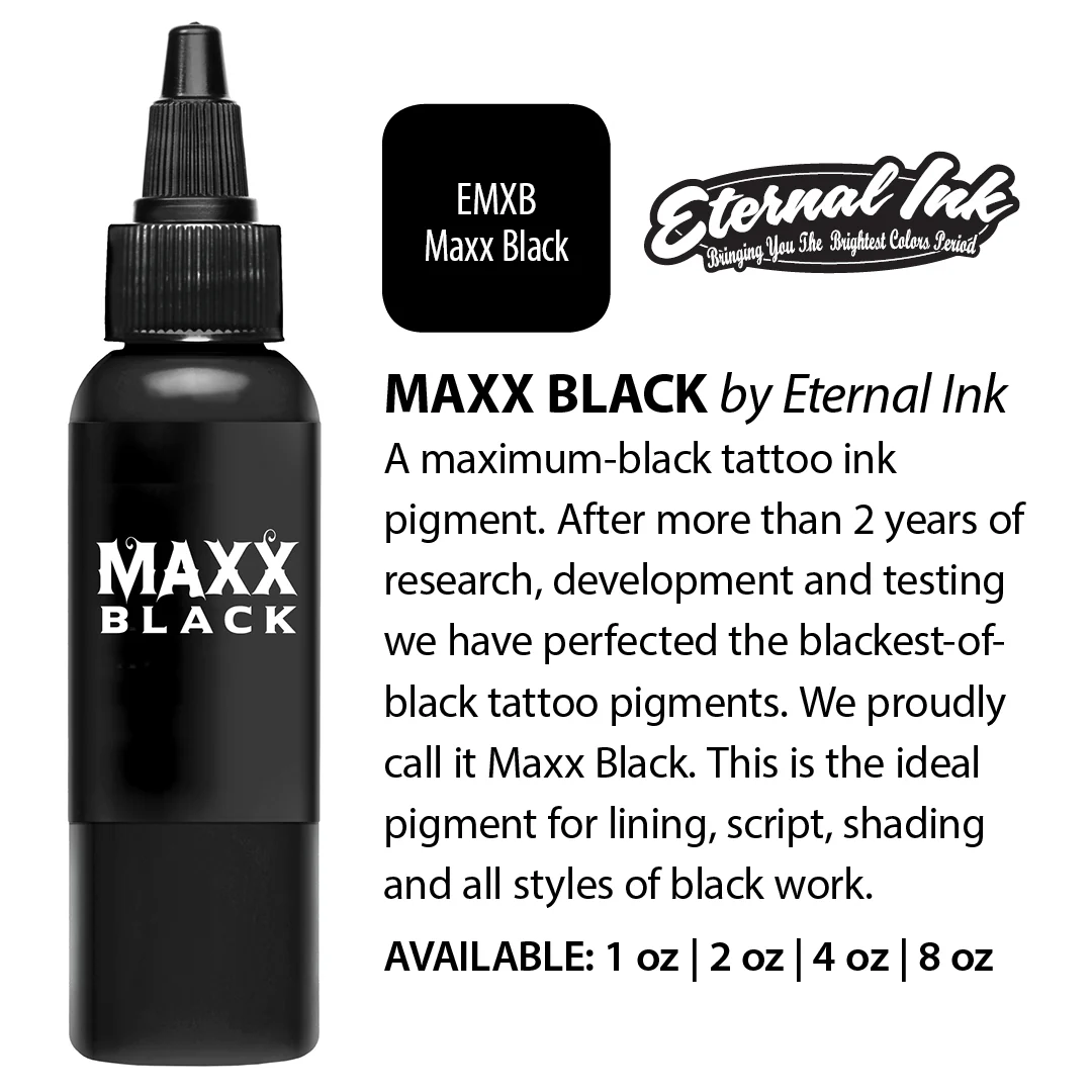 Eternal Tattoo Ink - Maxx Black - Image 3
