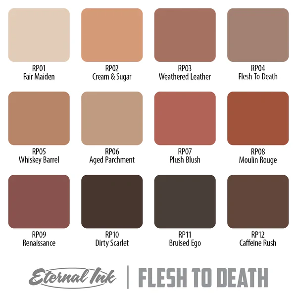 Eternal Tattoo Ink - Rich Pineda’s Flesh to Death Set - Image 2