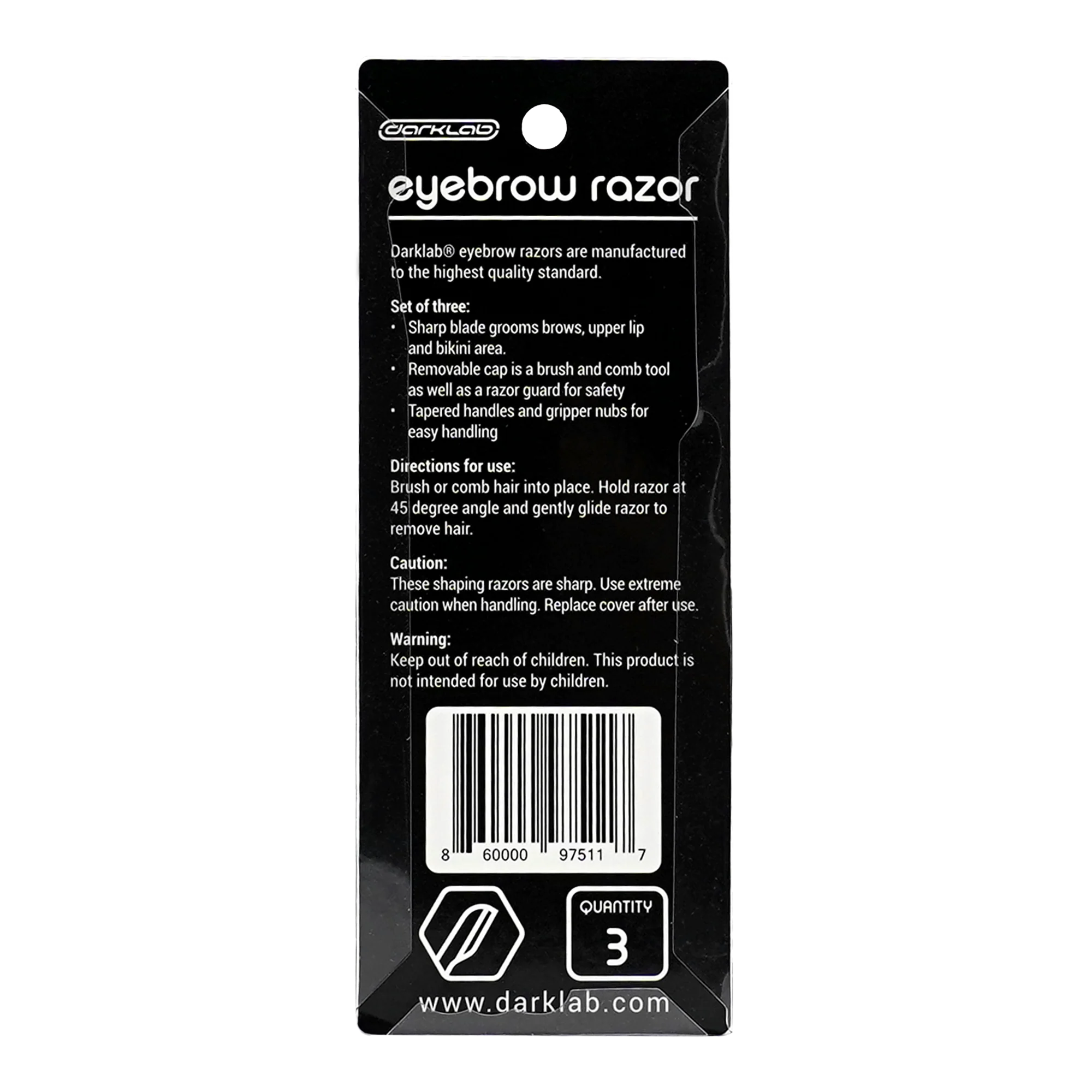 Eyebrow Razor (3 pack) - Image 3
