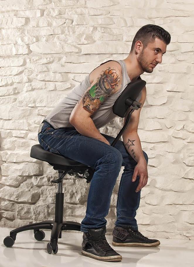 Fellowship Adjustable Tattoo Artist Chair 9970 - Image 6