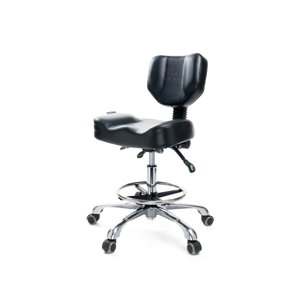 Fellowship Black Adjustable Tattoo Artist Chair 9942 - Image 3