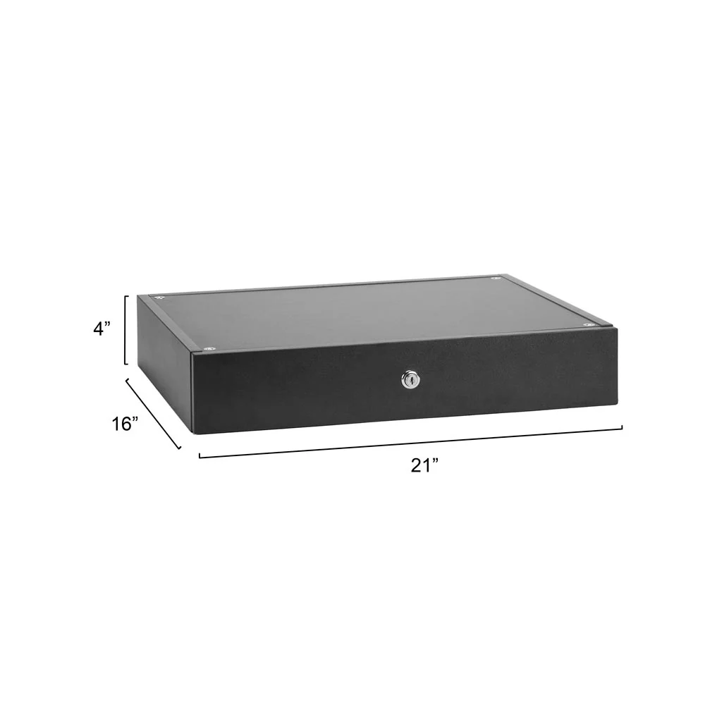 Fellowship Locking Cabinet for Rolling Cart — Black - Image 3