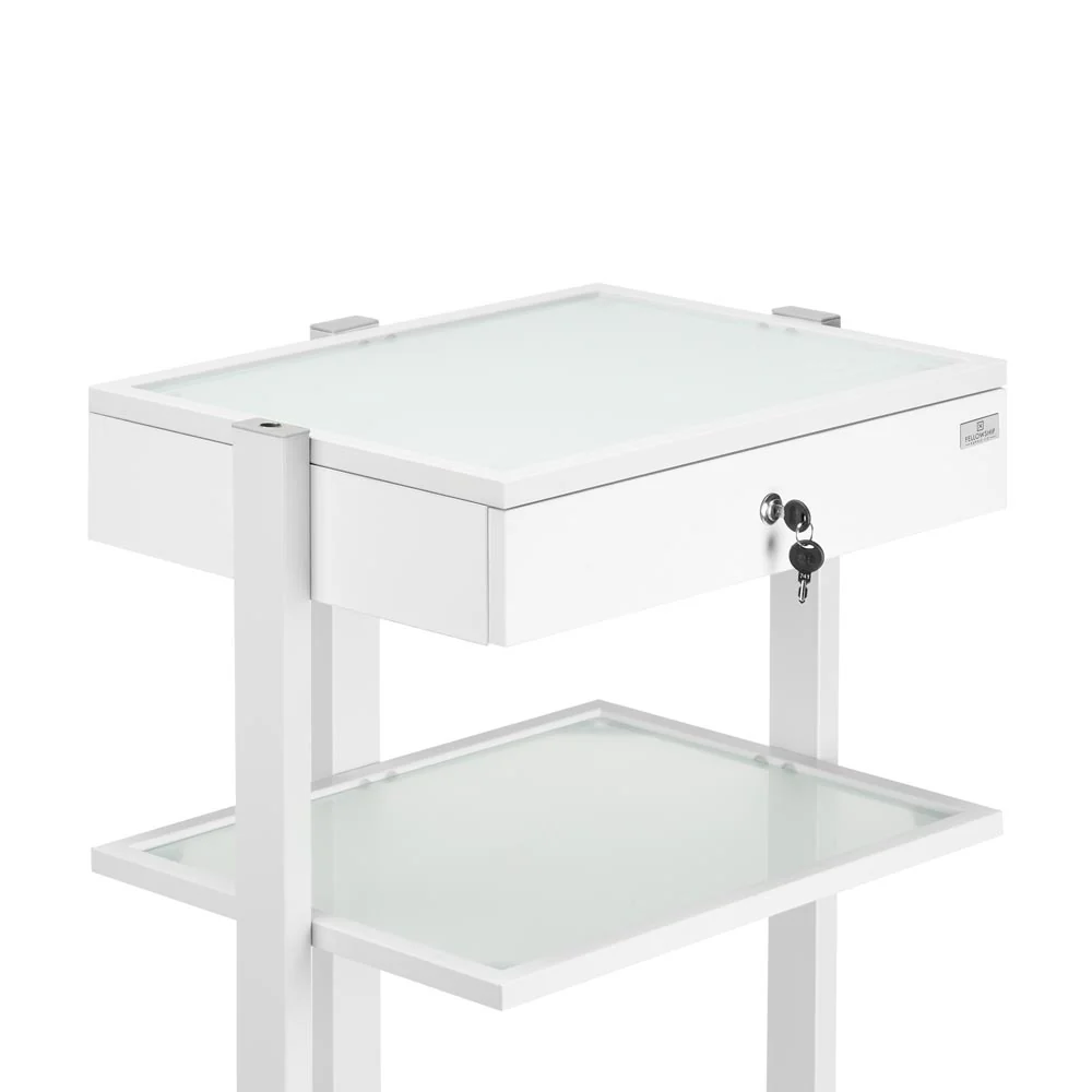 Fellowship Locking Cabinet for Rolling Cart — White - Image 10