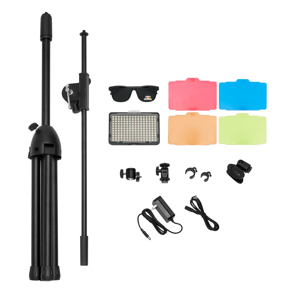 Fellowship Polarized LED Tattoo Work Light + Polarized Glasses + Tripod Kit - Image 8