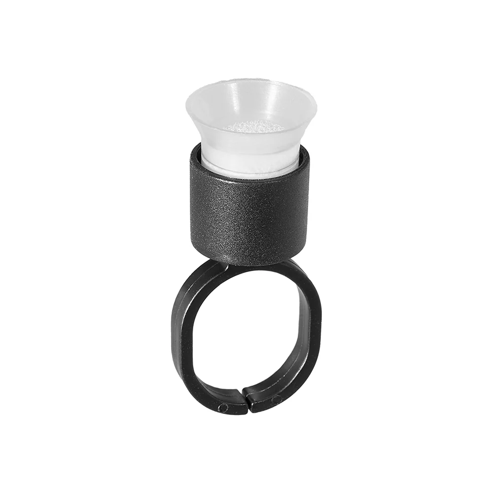 Finger Ring Ink Cup Holder - Black - 50/bag - Image 4