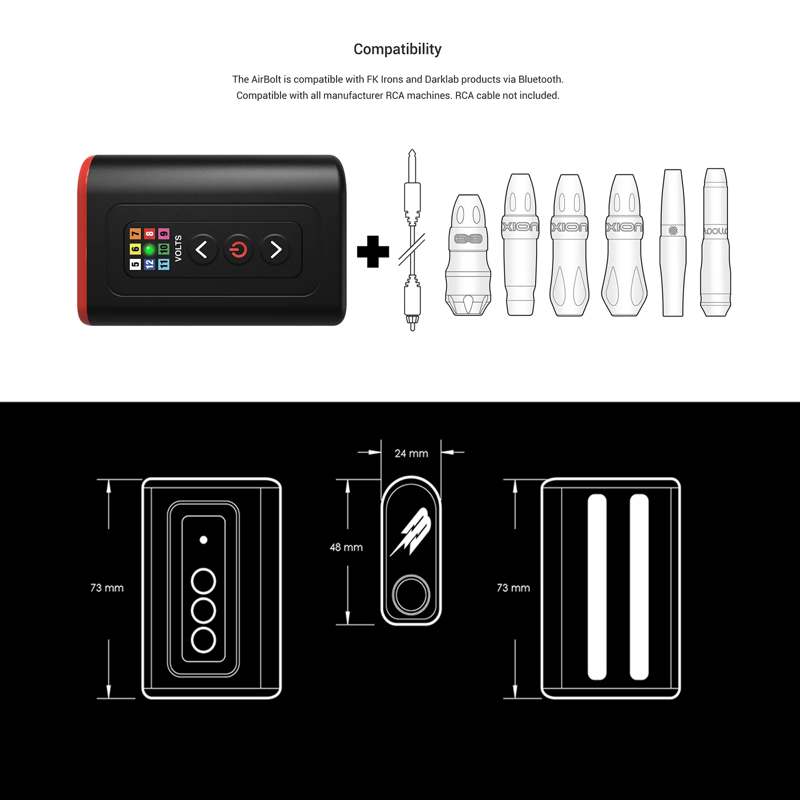 FK Irons Black AirBolt Mini Battery Pack — Single Pack - Image 4