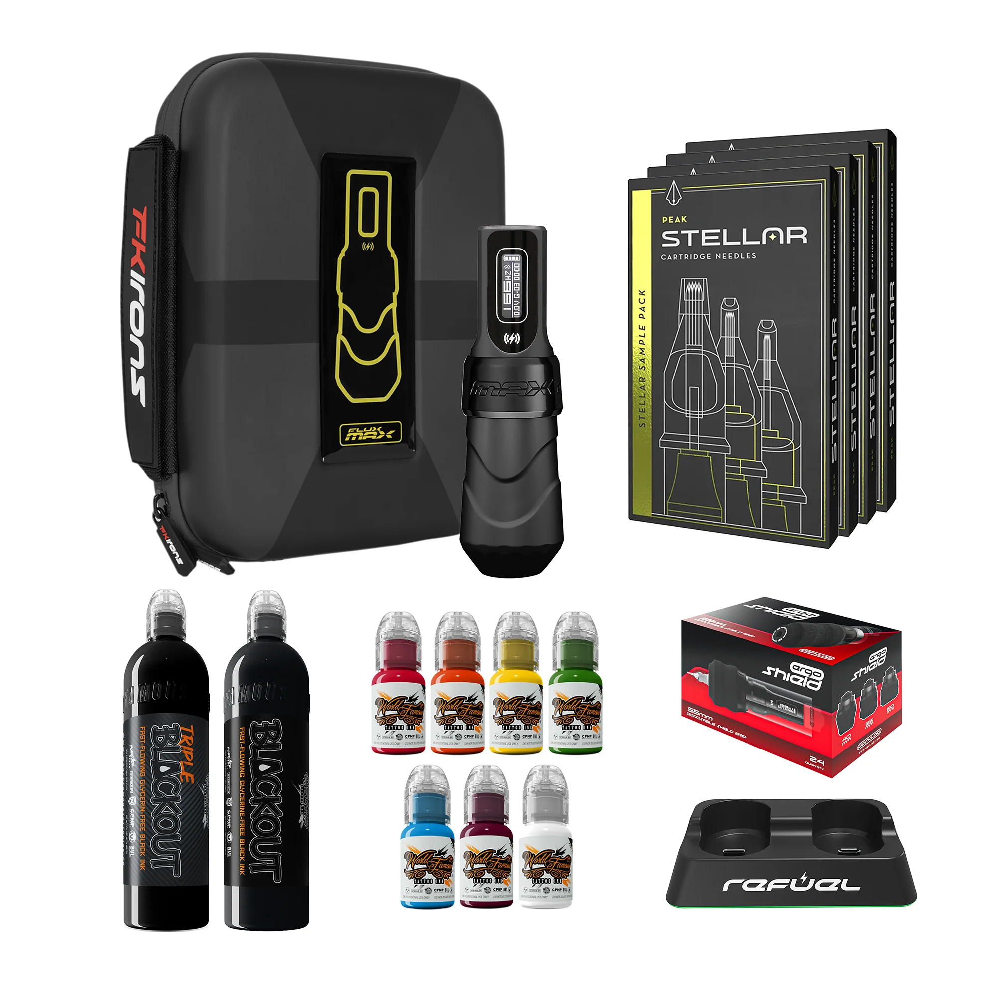 FK Irons Flux Max Pro Bundle With PowerBolt Batteries – Pick Color and Stroke Length - Image 10
